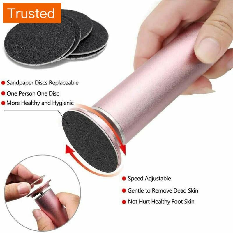 New Electric Foot Dead Skin Grinder Feet Grinding File Callus Remover Pedicure Tool