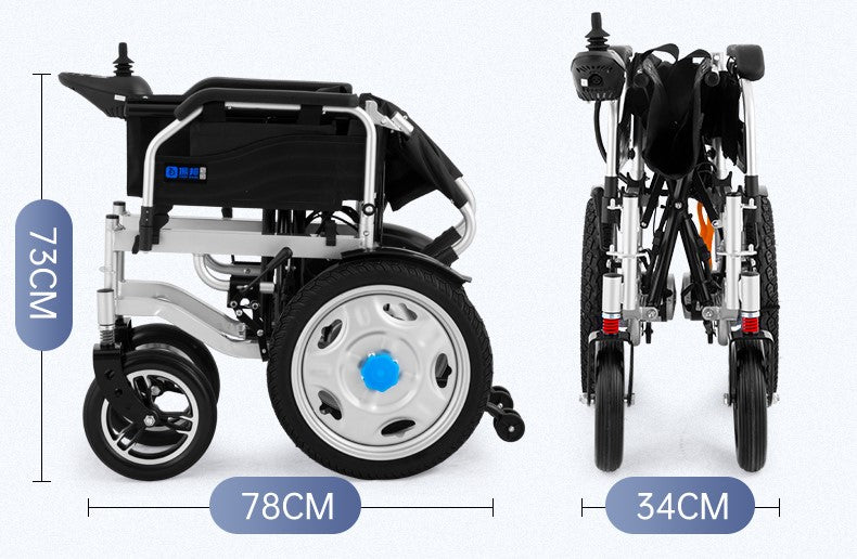 MULTIPLE VARIATIONS Electric wheelchair intelligent fully automatic elderly dedicated disabled folding lightweight double scooter