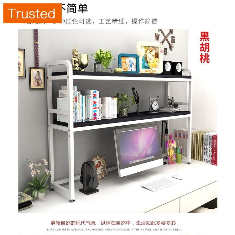 Desk shelf bookshelf student dormitory multi-layer simple computer storage rack desktop shelves