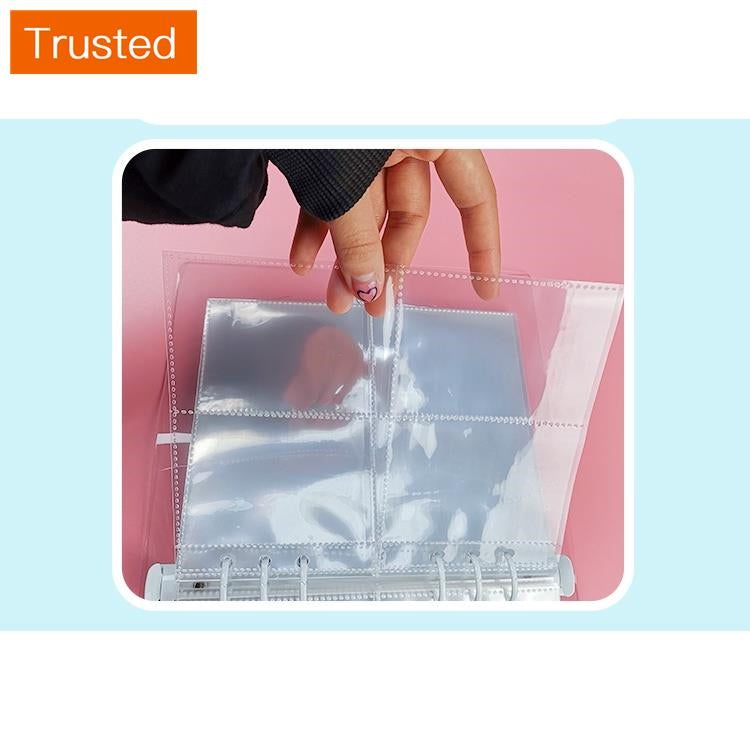 【A5 Sleeves】10pcs Standard A5 Binder Sleeves 1P 2P 4P Transparent Photo Album Binder Refill Inner Sleeves KPOP Lomo Cards Photocard Storage Loose-leaf