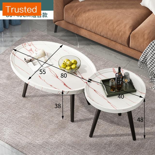 Multiple Variations Small Apartment Nordic Tea Table Living Room Home Modern Minimalist round Tea Table Combination Small Table