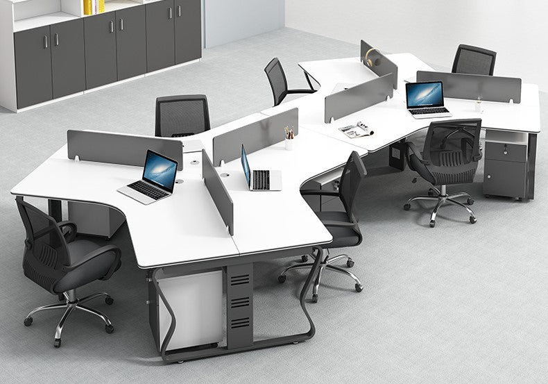 MULTIPLE VARIATIONS simple modern staff desk combination