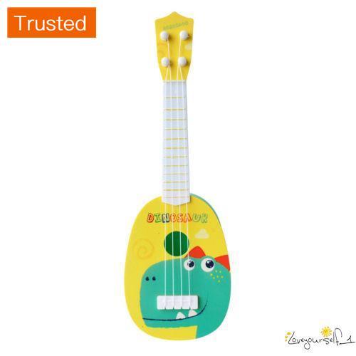 loveyourself1-New Kids Cute Animal Small Guitar Toy Musical Instrument Educational Toys Gift Toddler Kid's Musical Guitar Cute Cartoon Animal Print Mini Ukulele Instrument Educational Play Toys