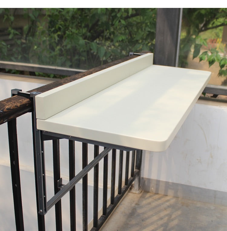 "MULTIPLE VARIATIONS  Balcony Railing Folding Table Desk Outdoor Guardrail Leisure "