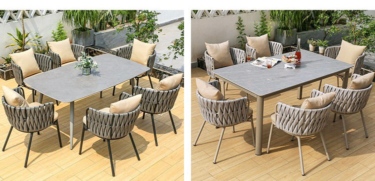 "MULTIPLE VARIATIONS  Nordic Outdoor Table and Chair Terrace Balcony Leisure Villa set "