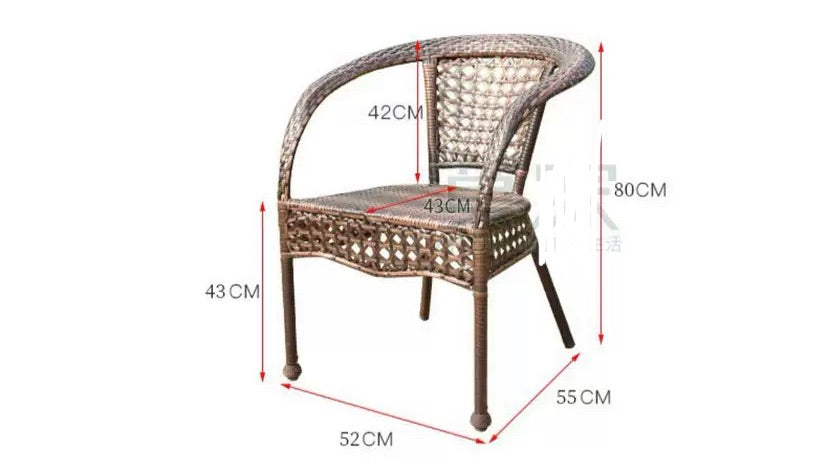 Mulitiple Variations outdoor leisure table and chair combination