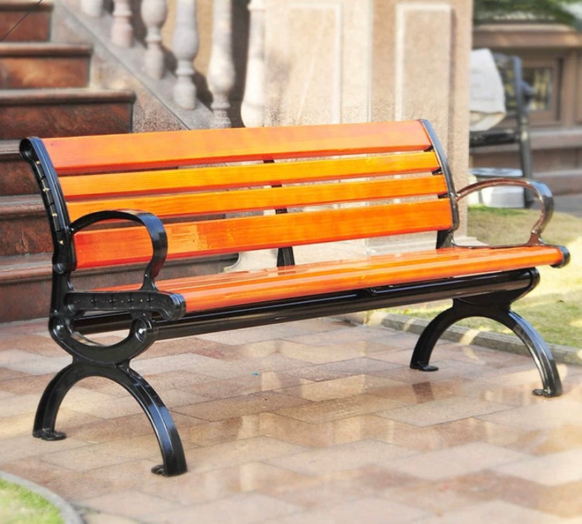 Multiple Variation park chair outdoor backrest bench solid wood chair