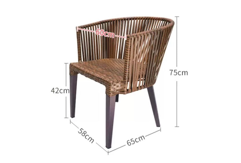 "MULTIPLE VARIATIONS  Outdoor table and chair rattan villa garden table "