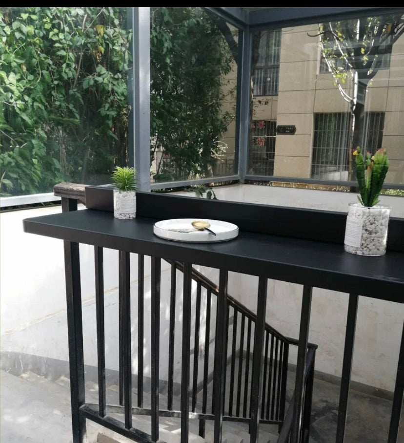 "MULTIPLE VARIATIONS  Balcony Railing Folding Table Desk Outdoor Guardrail Leisure "