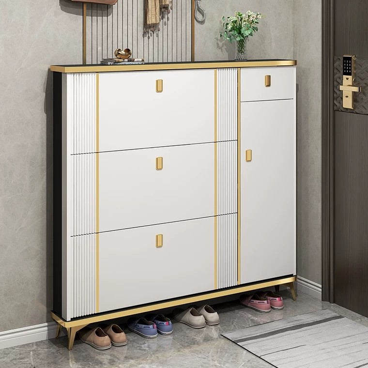 "MULTIPLE VARIATIONS Light luxury ultra-thin flip shoe cabinet "