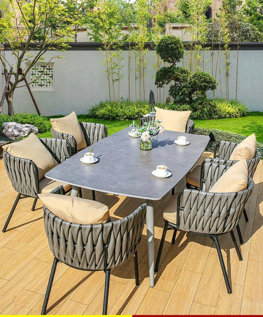 "MULTIPLE VARIATIONS  Nordic Outdoor Table and Chair Terrace Balcony Leisure Villa set "