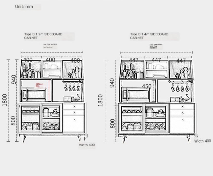 "MULTIPLE VARIATIONS Multifunctional Nordic simple side cabinet drawer living room"