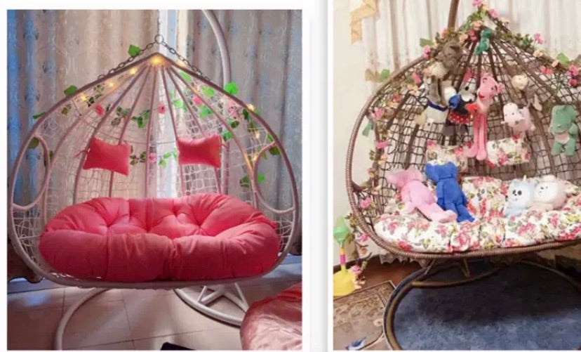 Multiple Variation Hanging chair hanging basket swing outdoor rattan chair home bedroom leisure lazy indoor balcony hammock cradle chair rocking chair