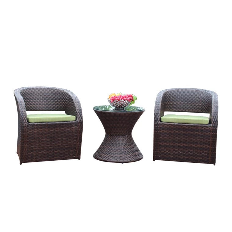 "MULTIPLE VARIATIONS  Rattan balcony leisure table and chair set "