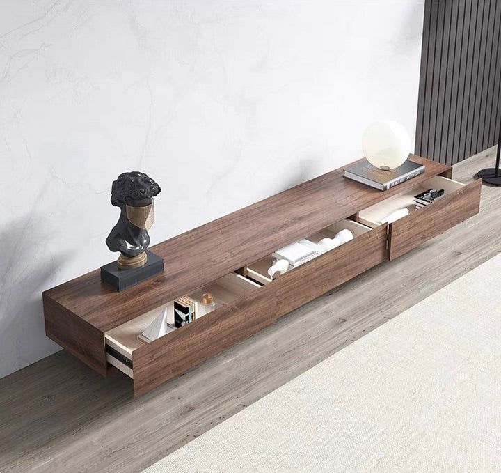 "MULTIPLE VARIATIONS Nordic Italian TV cabinet simple modern solid wood small apartment light luxury TV cabinet coffee table combination living room floor cabinet"