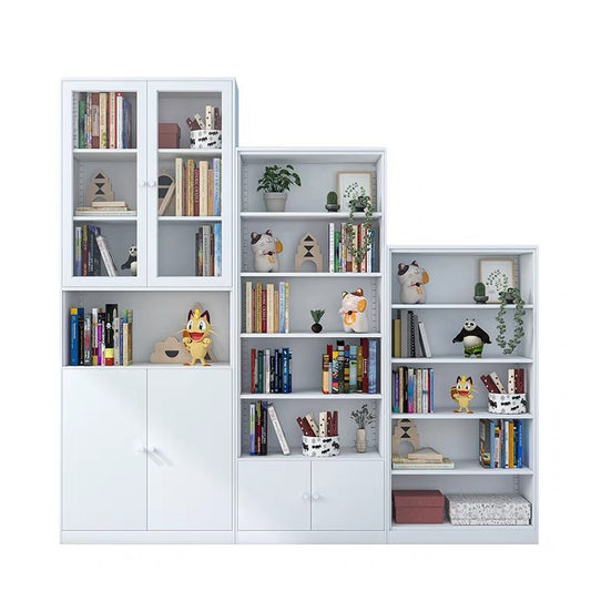 "MULTIPLE VARIATIONS Nordic wrought iron bookcase glass door living room locker simple household storage cabinet display"