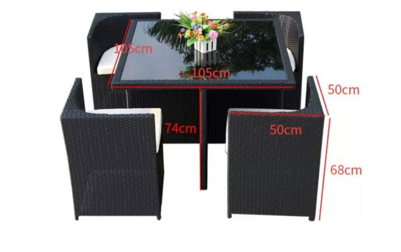 "MULTIPLE VARIATIONS  Aluminum rattan leisure balcony outdoor tables and chairs  "