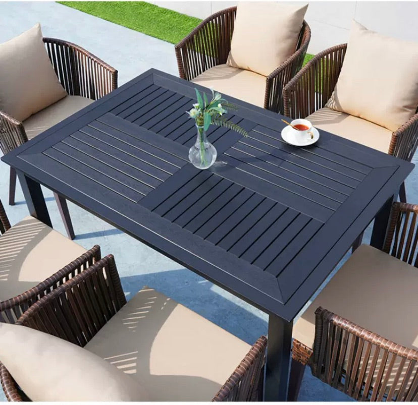 "MULTIPLE VARIATIONS  Outdoor table and chair rattan villa garden table "