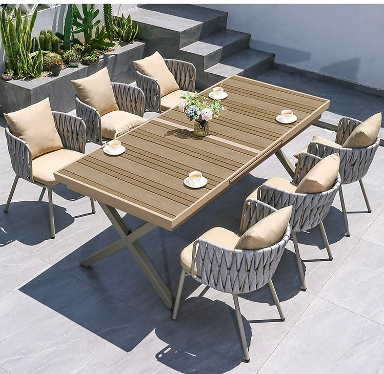 "MULTIPLE VARIATIONS  Nordic Outdoor Table and Chair Terrace Balcony Leisure Villa set "