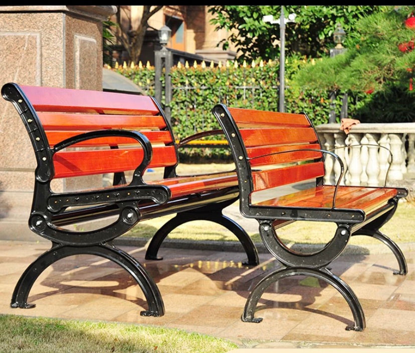 Multiple Variation park chair outdoor backrest bench solid wood chair