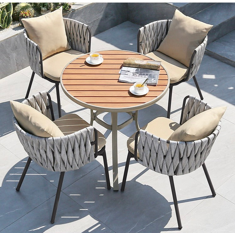 "MULTIPLE VARIATIONS  Nordic Outdoor Table and Chair Terrace Balcony Leisure Villa set "