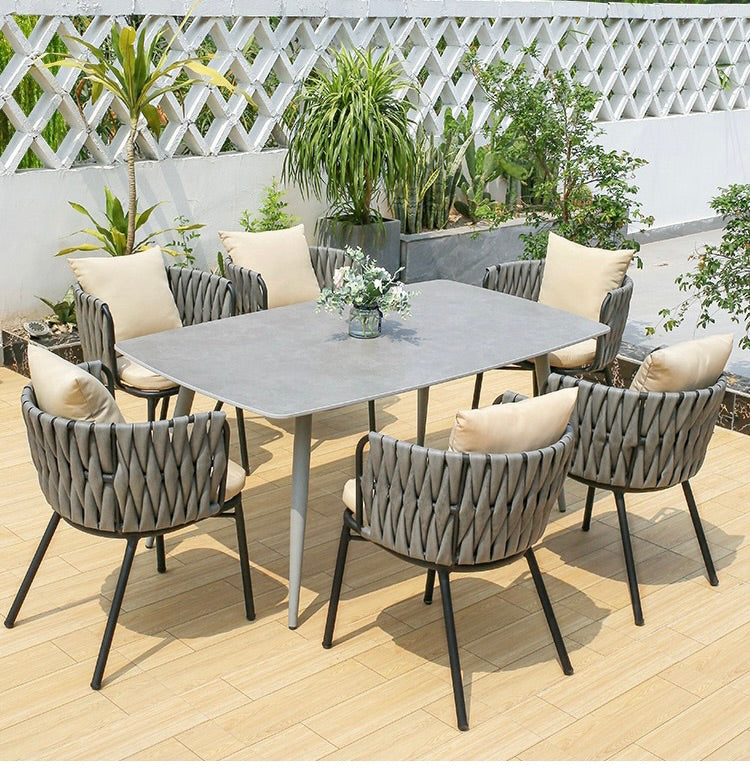 "MULTIPLE VARIATIONS  Nordic Outdoor Table and Chair Terrace Balcony Leisure Villa set "