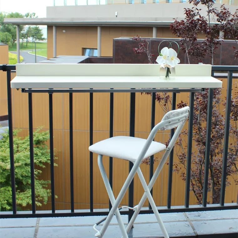 "MULTIPLE VARIATIONS  Balcony Railing Folding Table Desk Outdoor Guardrail Leisure "