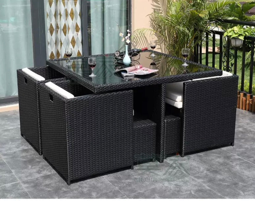 "MULTIPLE VARIATIONS  Aluminum rattan leisure balcony outdoor tables and chairs  "