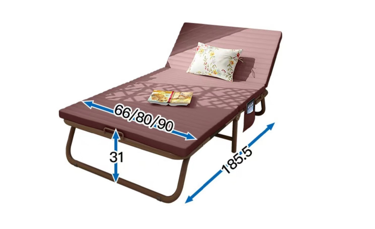 Multiple Variations Noon break folding bed office nap artifact home double portable reclining chair simple marching escort small single bed"