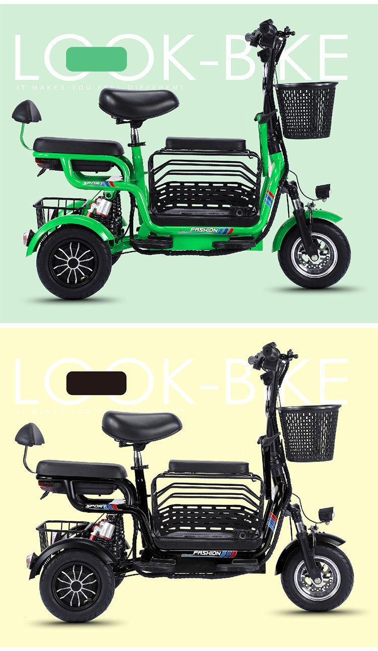 MULTIPLE VARIATIONS     The new electric tricycle