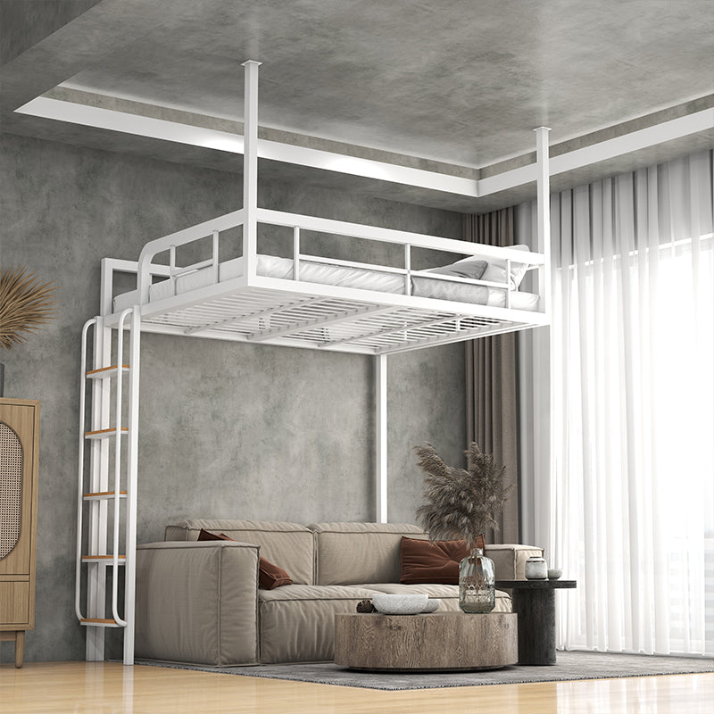 Multiple Variations modern wrought iron wall overhead attic loft bed"