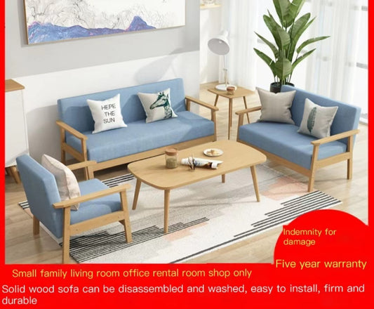 Multiple Variations Solid wood sofa tea table combination set "