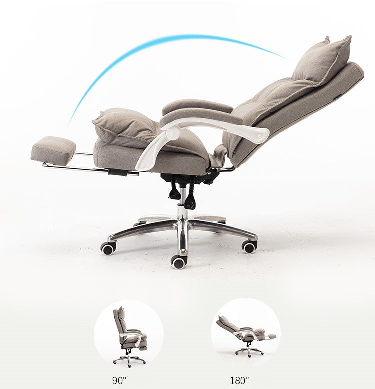 multiple variations Kailian study computer chair fabric boss chair reclining office chair swivel chair comfortable home gaming lunch break seat