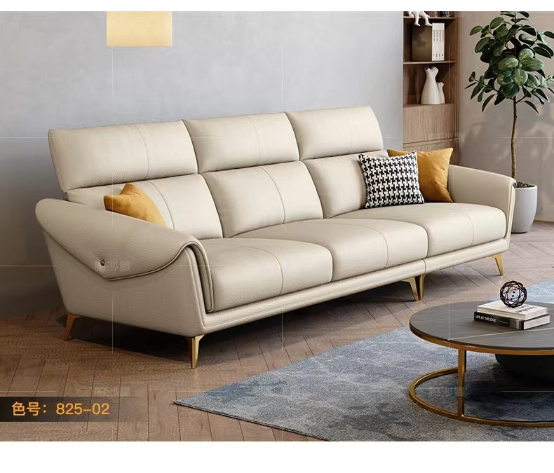 Multiple Variations 2022 new light luxury living room straight three-person fabric antibacterial sofa "