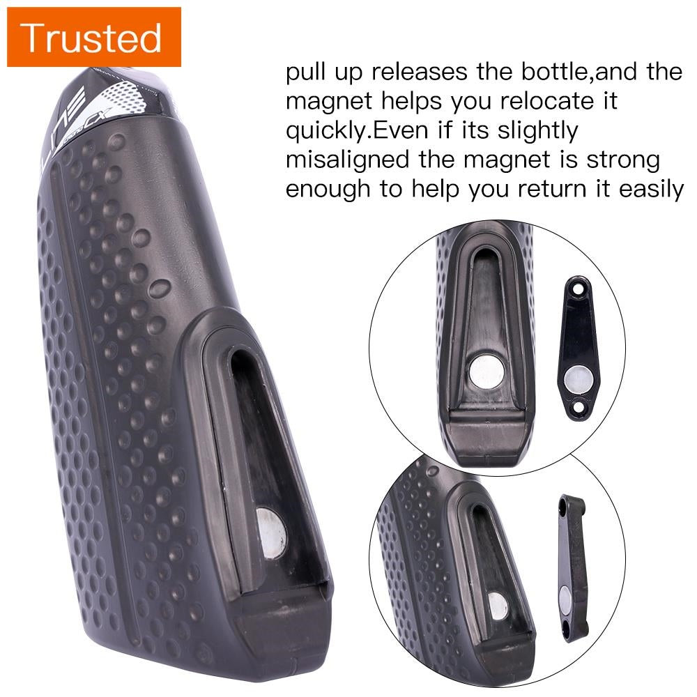 Elite Aero bike pba free squeeze road mtb time Trail TT track bike water bottle holder with free attached bottle cage wolf tooth mounting bases