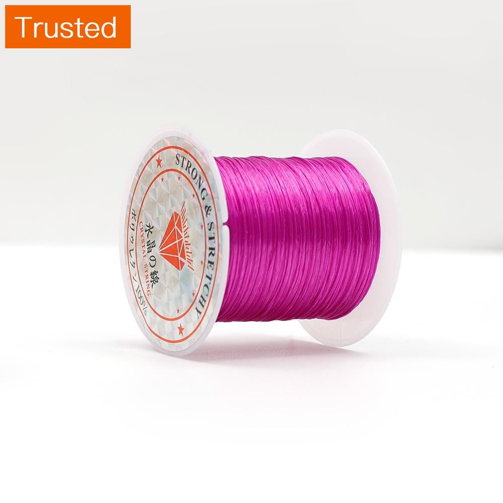 1 Roll 10 Meters 1.0MM Beading Elastic Cord / Stretch Bracelet String Cord / for Jewelry Making and Bracelet Making / Jewelry DIY Accessories