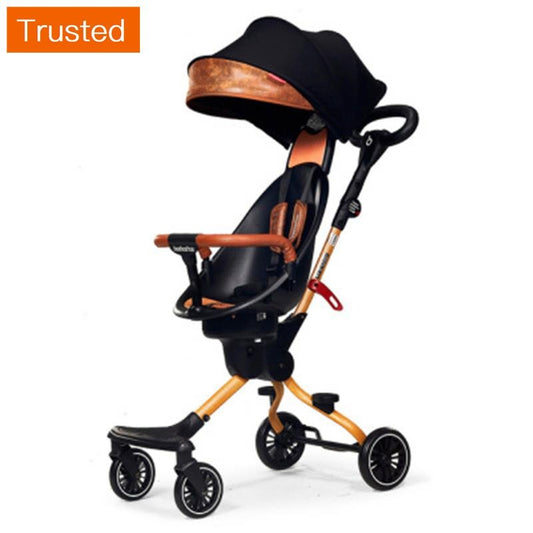 Multiple Variations The baby stroller is lightweight and foldable with two way high landscape anti rollover and can board the plane