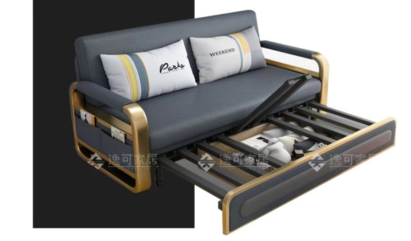 Multiple Variations Sofa bed multi-functional storage retractable small push-pull single double foldable chair"