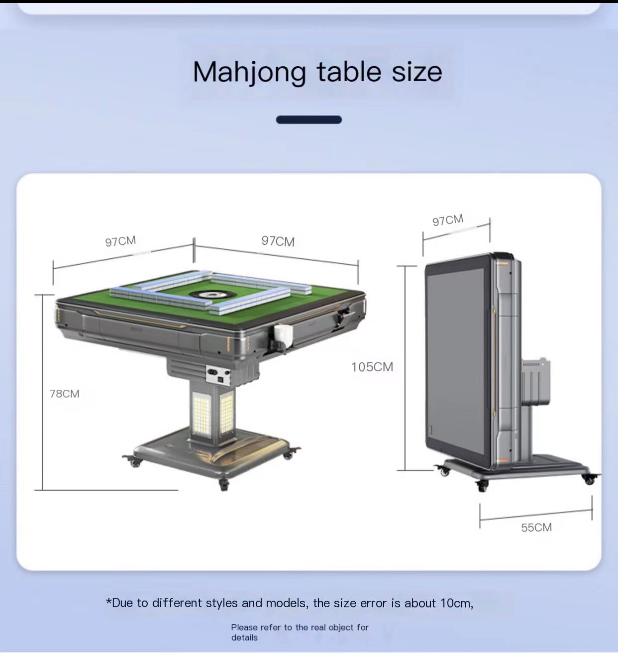 Multiple Variations Bird brand intelligent silent mahjong machine fully automatic dining table"