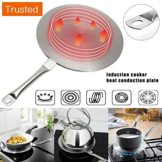 Induction Hob Converter Heat Diffuser Disc Adapter Plate Saucepan Pot Tool