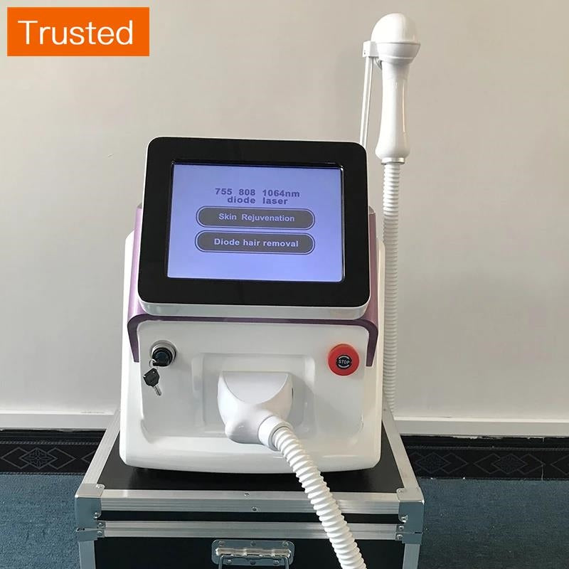 Multiple Variations 2021 3 Wavelength 755nm 808nm 1064nm Hair Removal Machine Skin Care Face Body Hair Removal Cooling Diode Laser