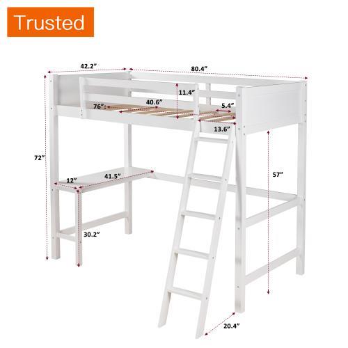 Multiple Variations MDF loft bed with desk single bed frame double bed upper bunk and lower bunk suitable for small space rooms and dormitories