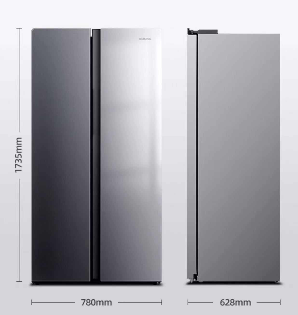 Multiple Variations Konka door-to-door refrigerator household air-cooled and frost-free