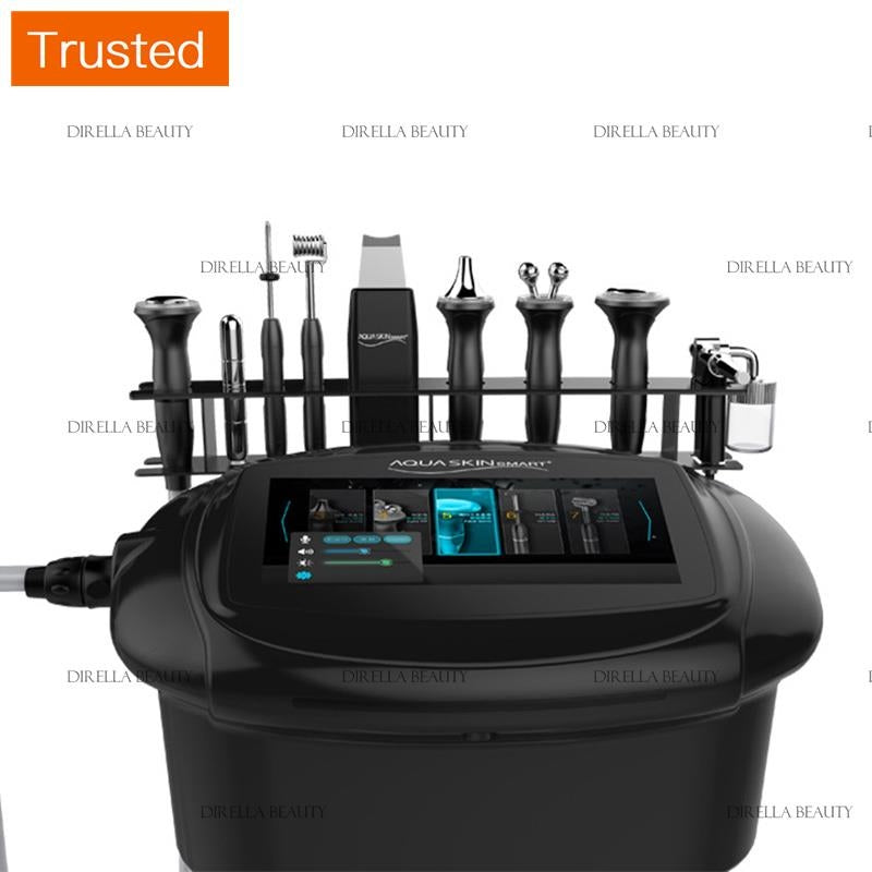 Multiple Variations 2021 New 10 in 1 Ion Galvanic  Oxygen Jet Skin Scrubber Spa Salon Equipment