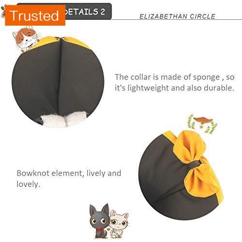 Dog E Collar Pets Recovery Cone Soft Funnel Comfort Design Elizabeth Collar Protects Tail Paws and Lower Body After Surgery for Cat Anti-Licking Anti-Scratch