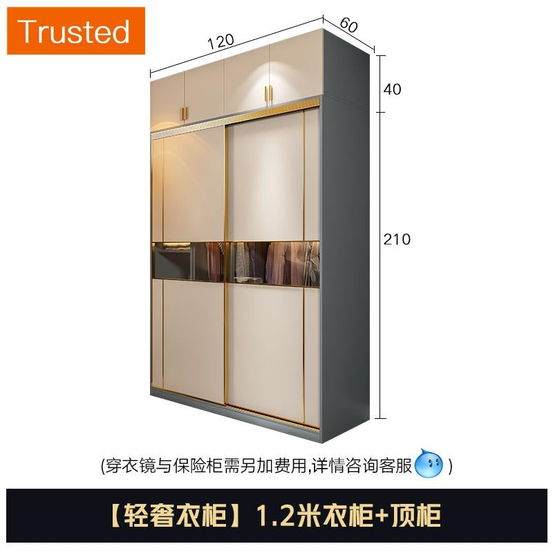 Multiple Variations Customize Modern Luxury Bedroom Wardrobe Sliding Door