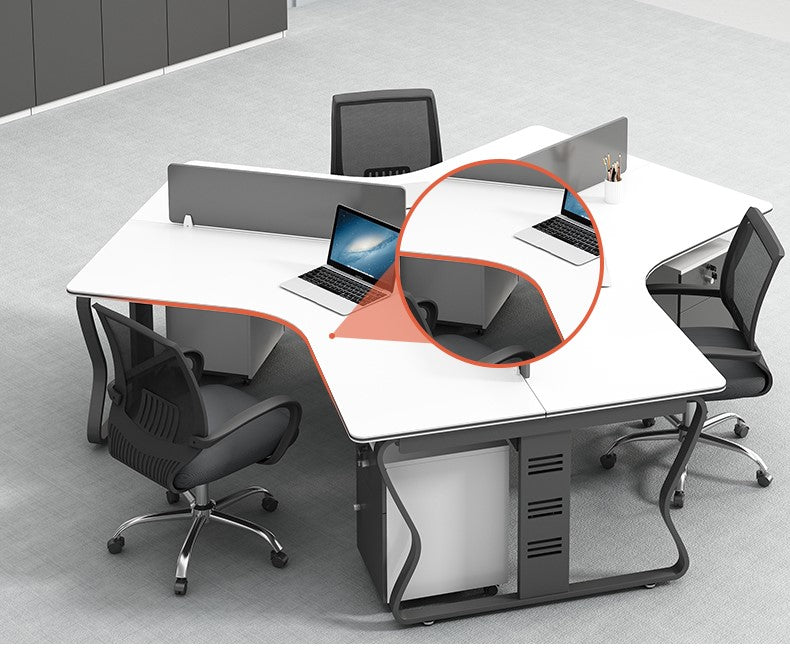 MULTIPLE VARIATIONS simple modern staff desk combination