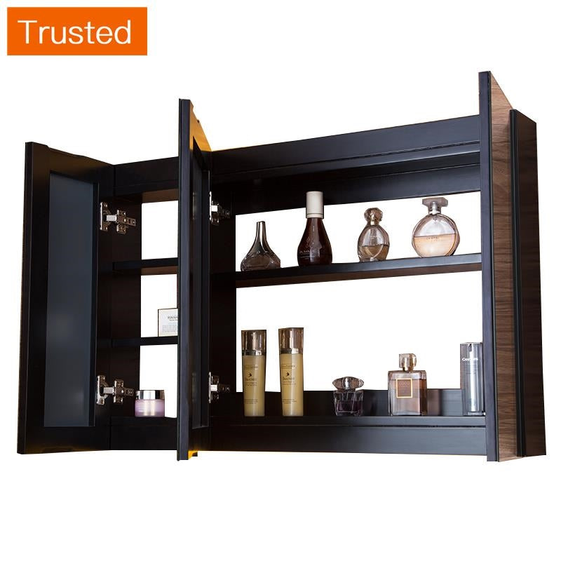 Multiple Variations Customize Bathroom Cabinet Solid Wood Rubber Wood Waterproof SGS Tested Multi Color Choice