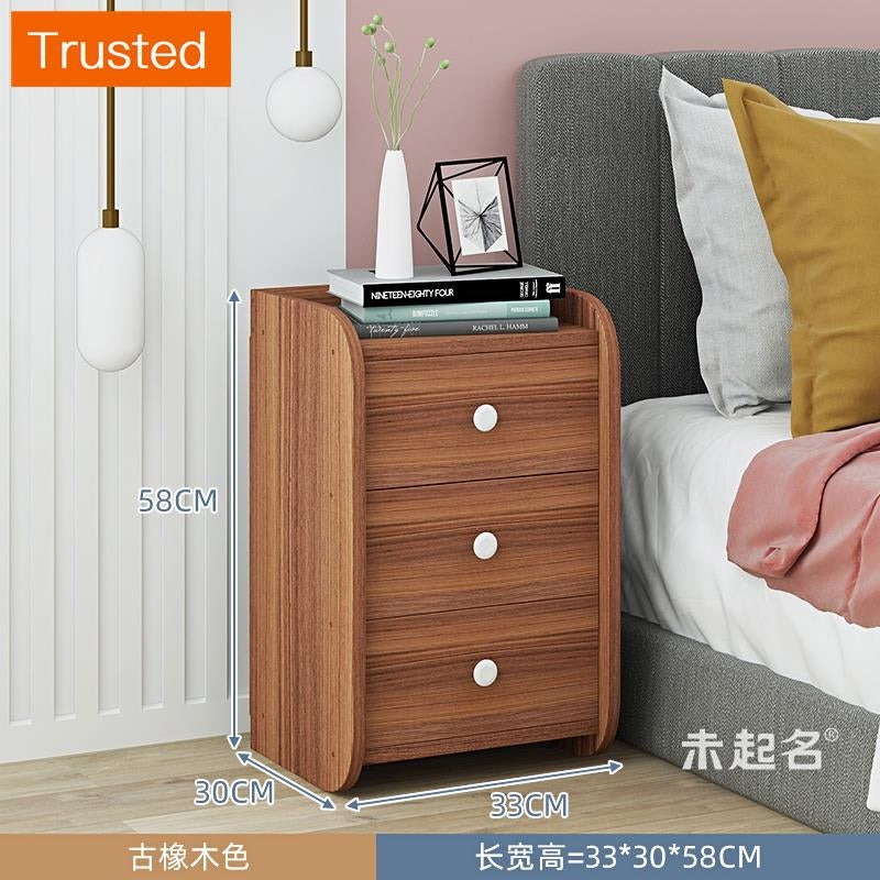 【kline】【twinkle】Ultra-narrow bedroom narrow bedside table storage cabinet ultra-thin drawer small side table small cupboard slim bedside table white/maple/gray 20/25/30/40cm wide