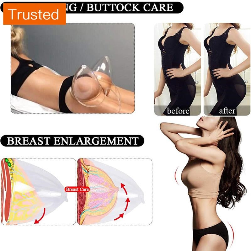 Multiple Variations Breast Chest Enlargement Massager Vacuum Therapy Cellulite Cupping Machine For Guasha Butt Lifting Breast Enlarge Skin Care